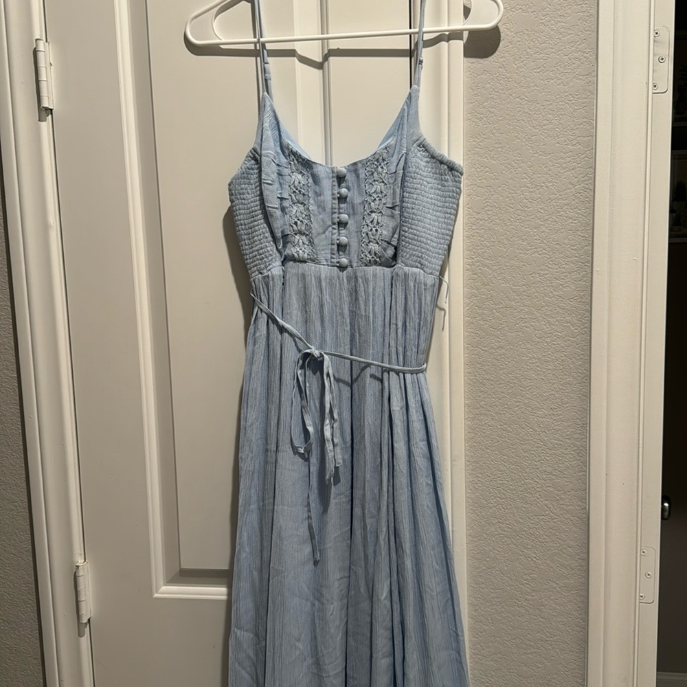 Light blue Maternity dress
